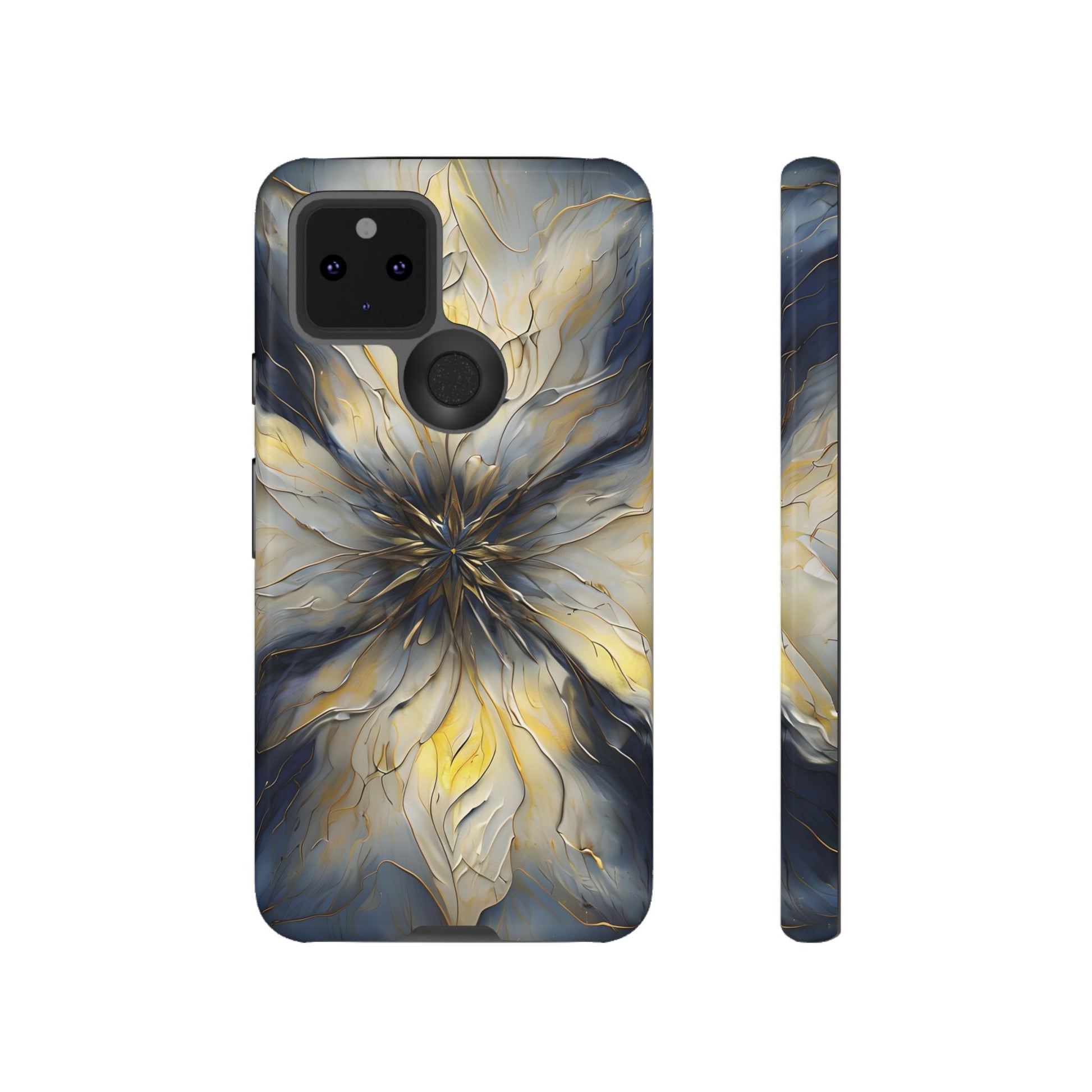 Luminous Petal Tough Case for Google Pixel 5 5G - Premium Artistic Shockproof Cover, Elegant Protective Phone Case
