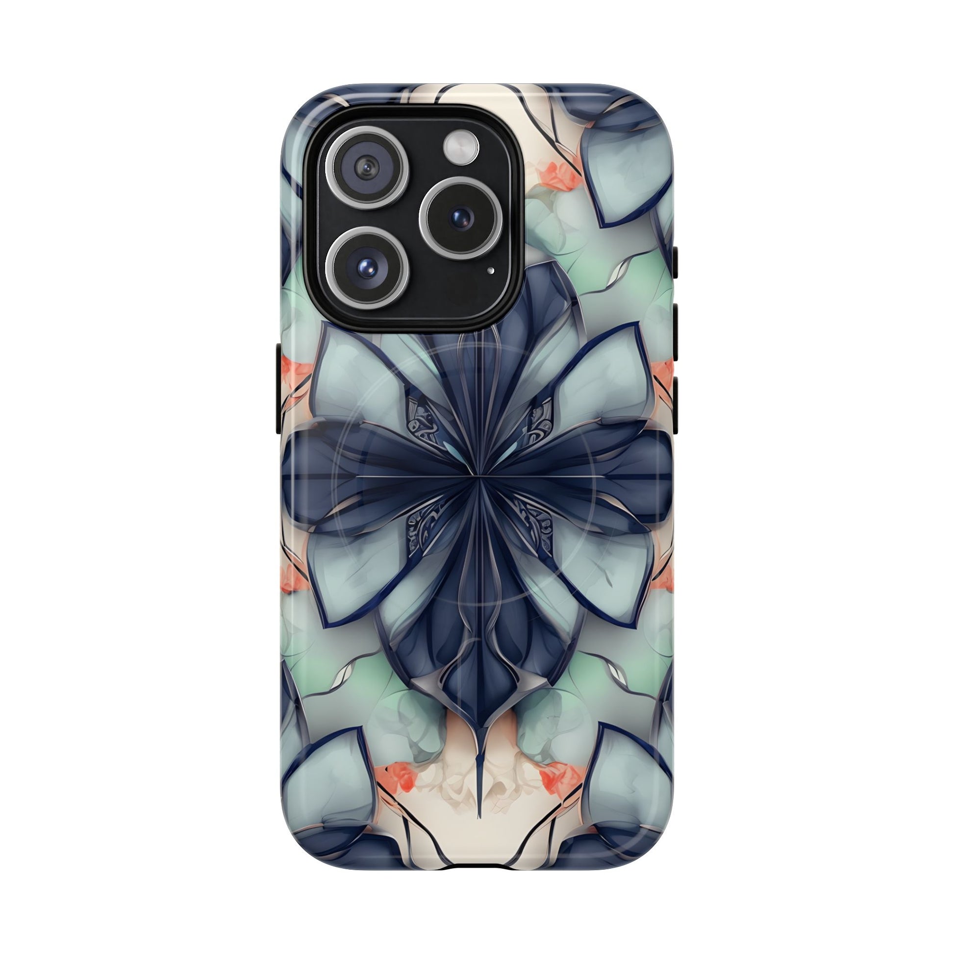 Midnight Mosaic MagSafe iPhone 15 Pro Case - Designer Shockproof Cover