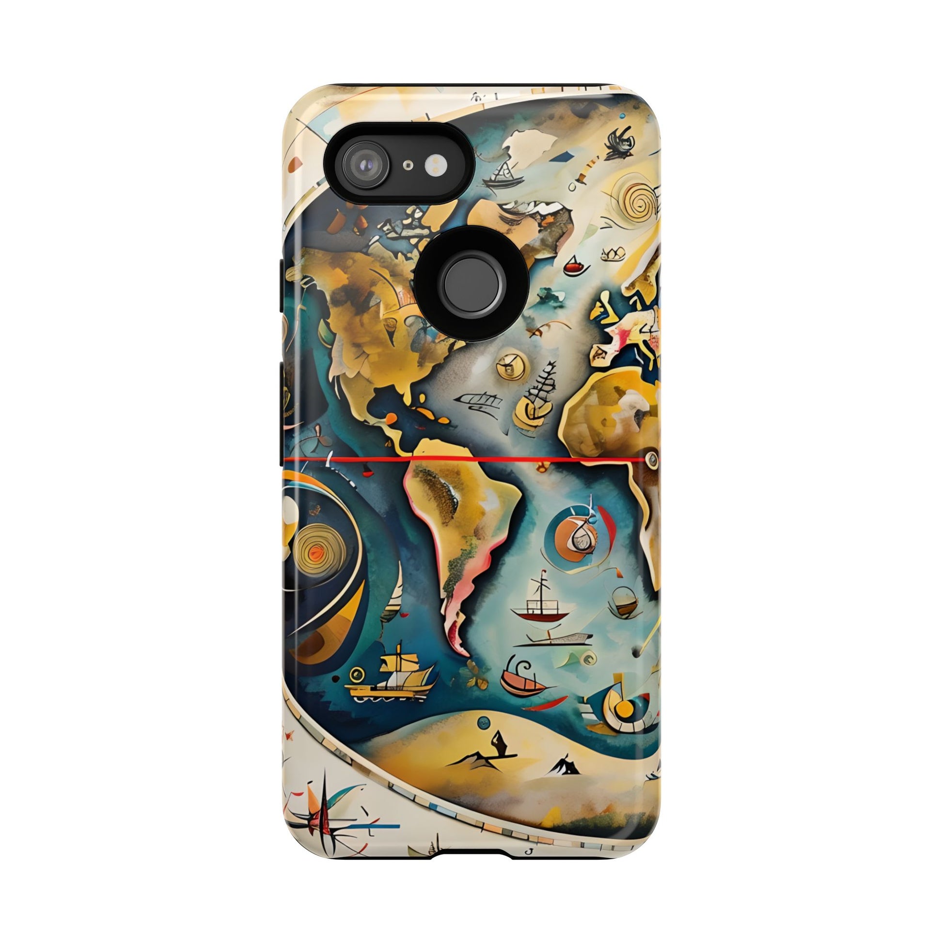 Celestial Map Google Pixel 3 Tough Case - Antique Star Chart Phone Cover