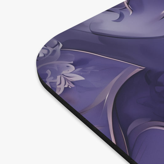 Violet Nebula Mouse Pad - Tech-Inspired 9x8 " Non-Slip Mat for Home Office & Gamers