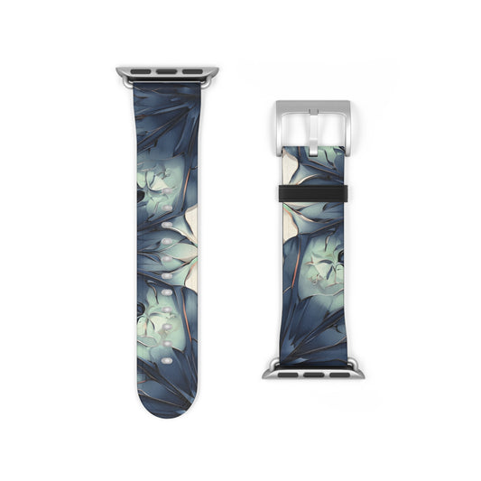 Indigo Mosaic Apple Watch Band Strap - Timeless Design for your Timepiece