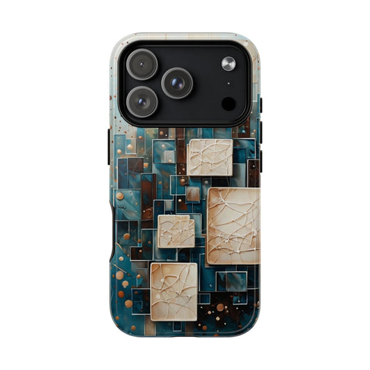 Architectural Drift iPhone MagSafe case with large camera cutout for Pro models