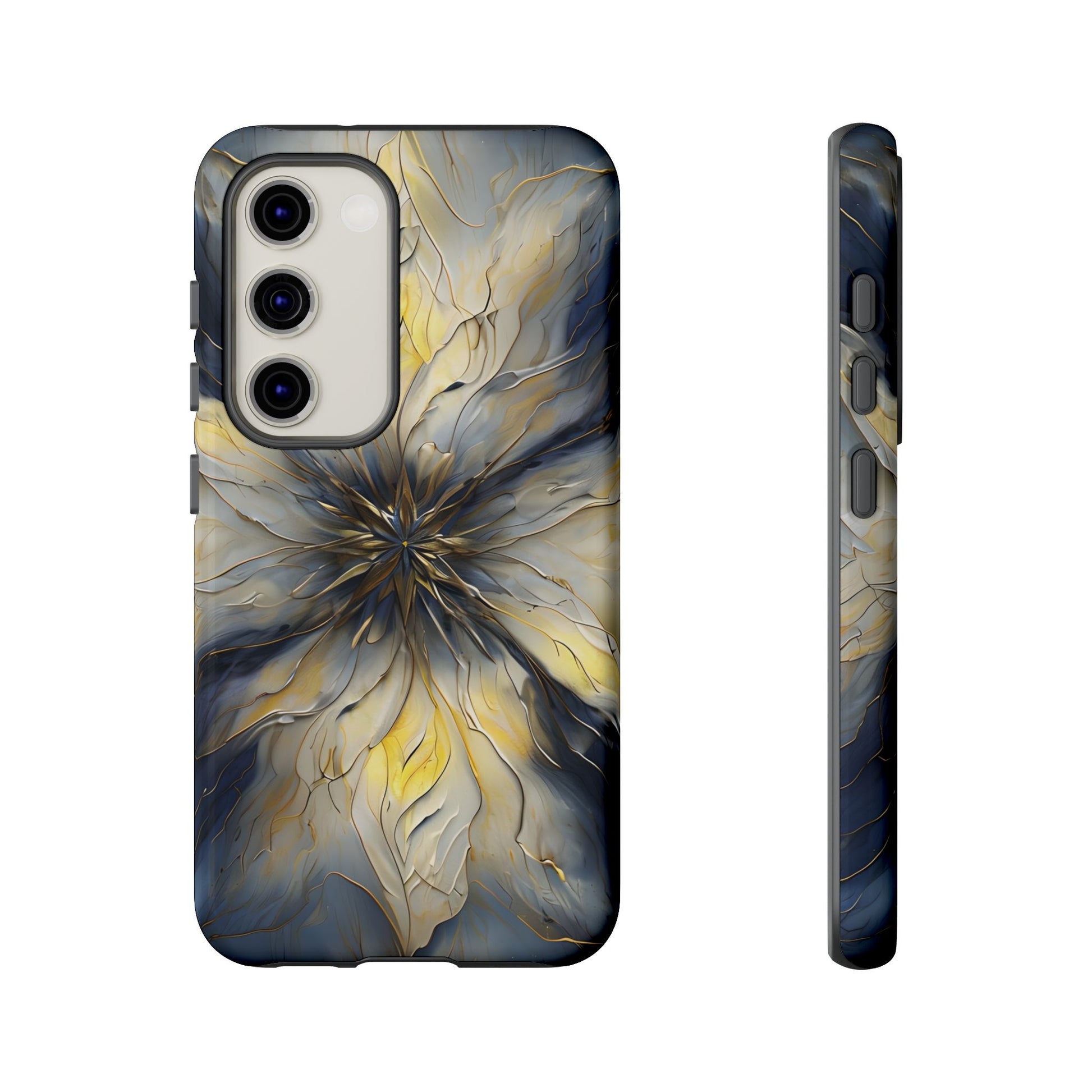 Luminous Petal Tough Case for Samsung Galaxy S23 - Premium Shockproof Designer Phone Cover