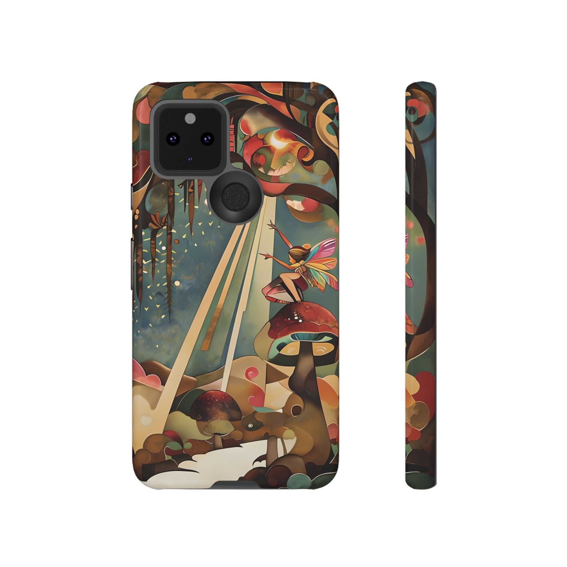 Enchanted Orchard Google Pixel 5 5G Tough Case - Artistic Fairy Tale Phone Cover - Elegant Protective Fantasy Art Accessory