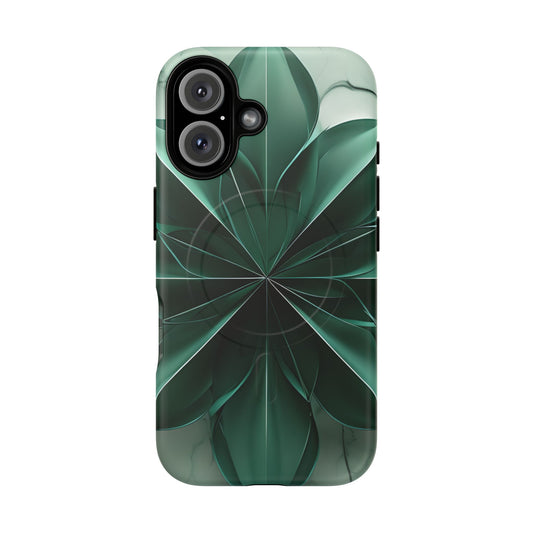 Emerald Bloom iPhone MagSafe Case