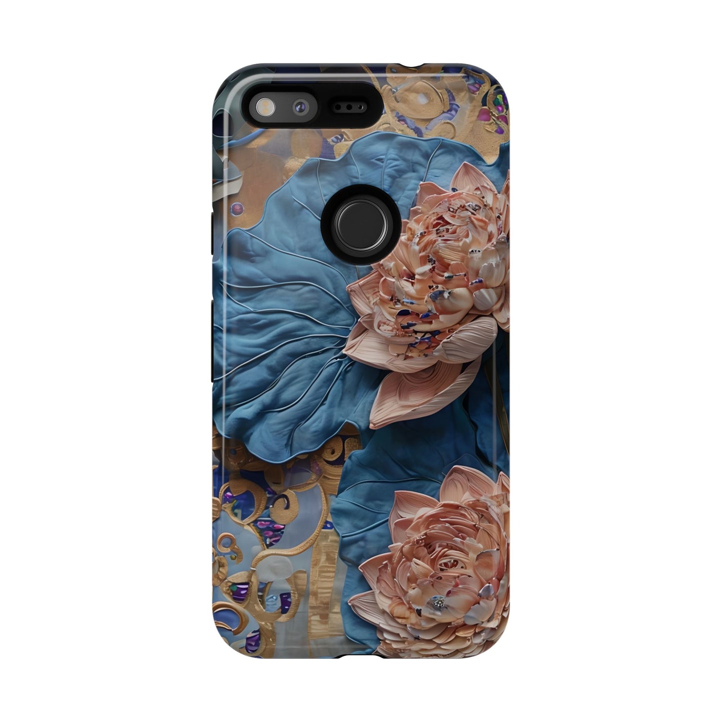 Peony Midnight Tapestry Google Pixel Tough Case