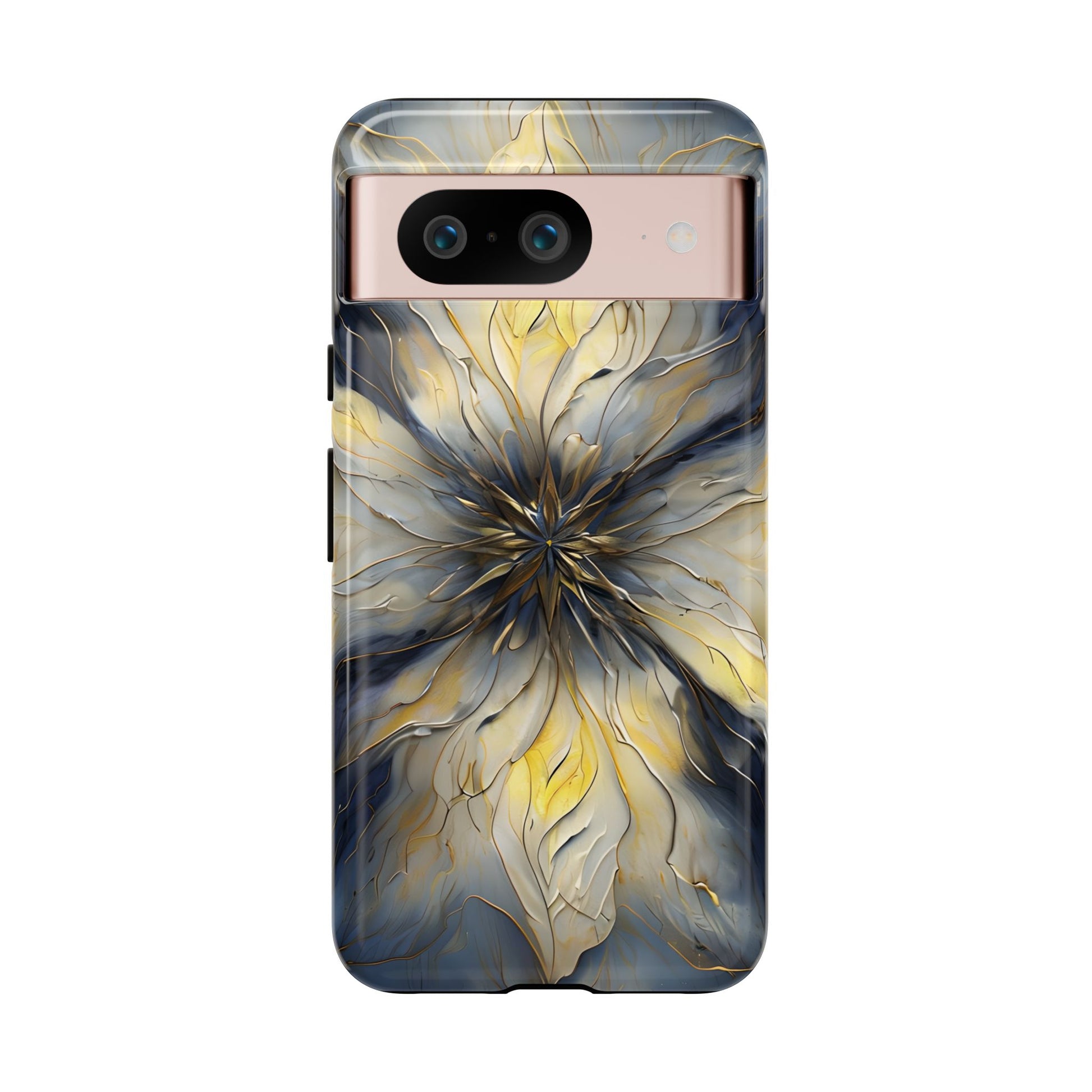 Luminous Petal Tough Case for Google Pixel 8 - Premium Artistic Shockproof Cover, Elegant Protective Phone Case