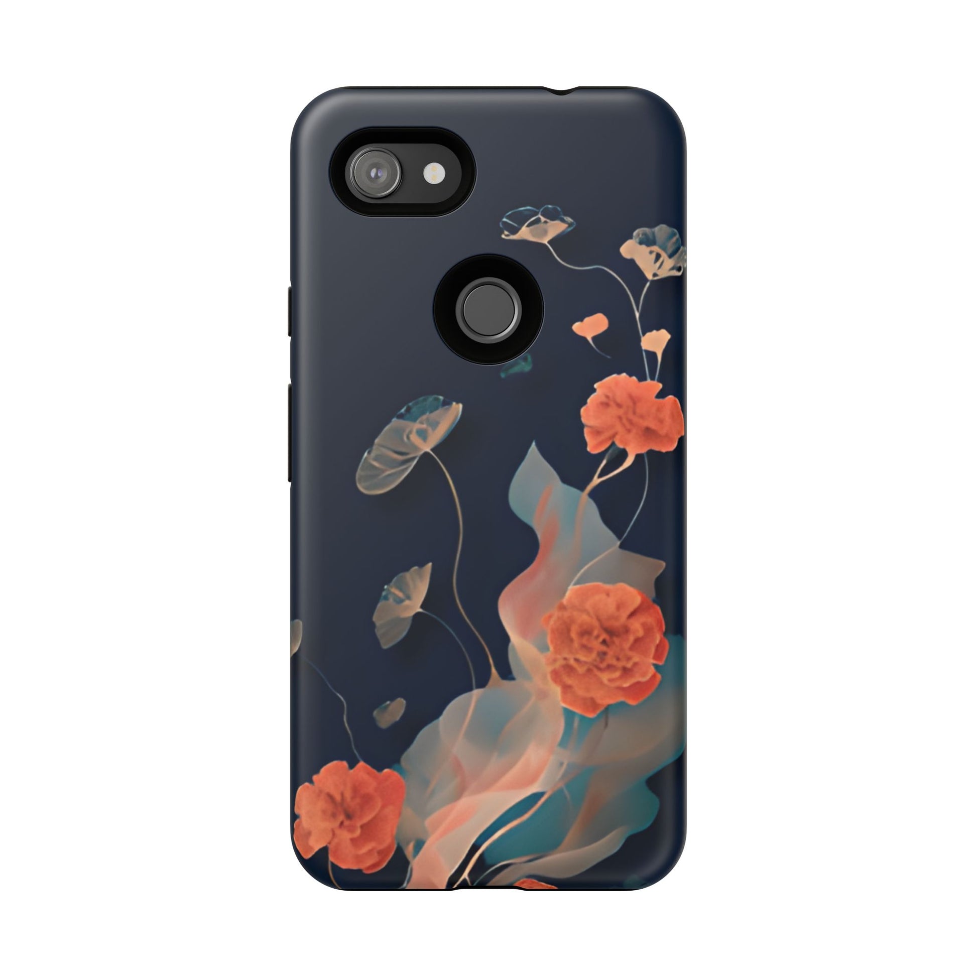 Lotus Reverie - Elegant Artistic Floral Google Pixel 3a XL Tough Phone Case - Painterly Lotus Blossom Design