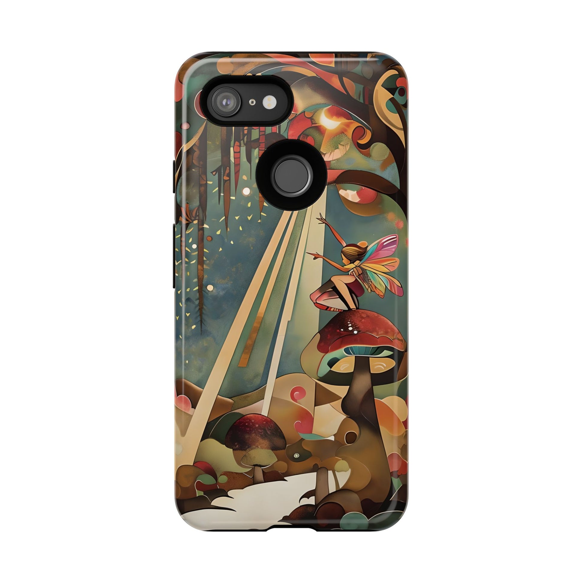 Enchanted Orchard Google Pixel 3 Tough Case - Artistic Fairy Tale Phone Cover - Elegant Protective Fantasy Art Accessory