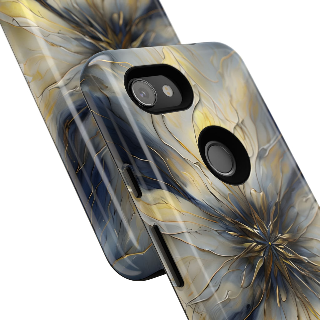 Luminous Petal Tough Case for Google Pixel 3a - Premium Artistic Shockproof Cover, Elegant Protective Phone Case