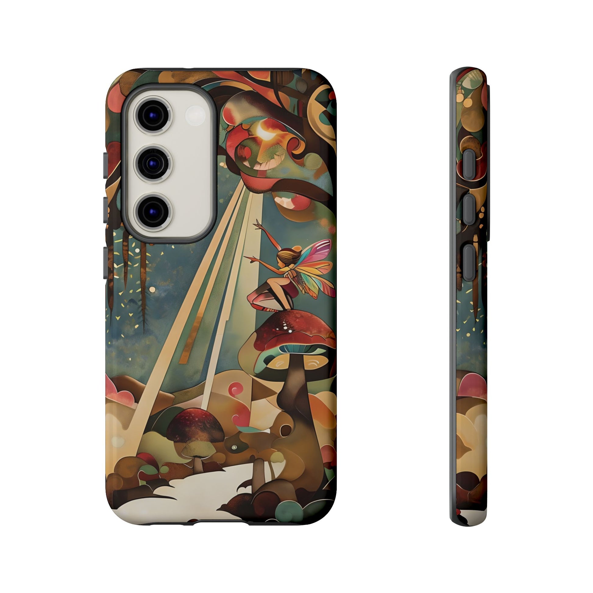 Enchanted Orchard Samsung Galaxy S23 Tough Case - Artistic Fairy Tale Phone Cover - Elegant Protective Fantasy Art Accessory
