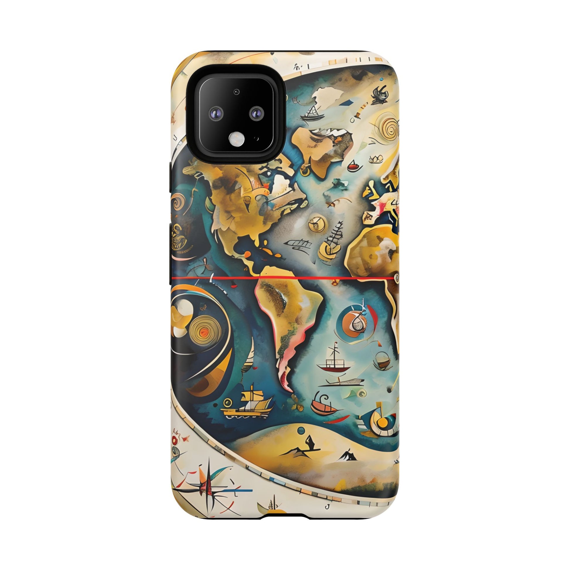 Celestial Map Google Pixel 4 Tough Case - Antique Star Chart Phone Cover