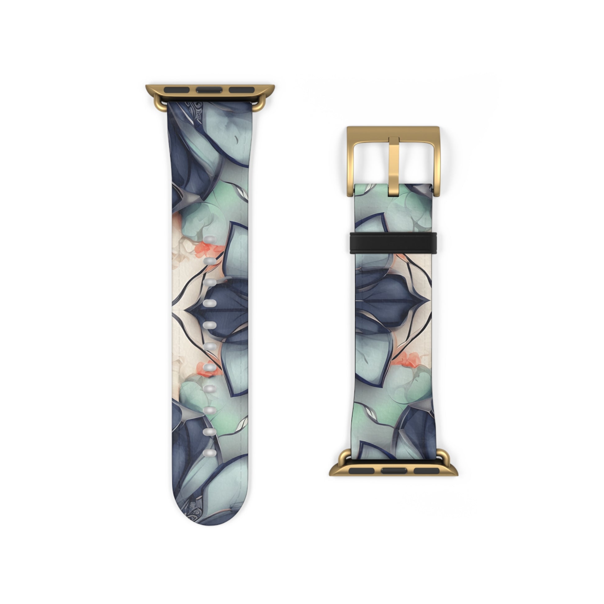 Midnight Mosaic Designer Apple Watch Band - Premium Custom Strap for Series 1-9, SE & Ultra - Artistic Vegan Leather