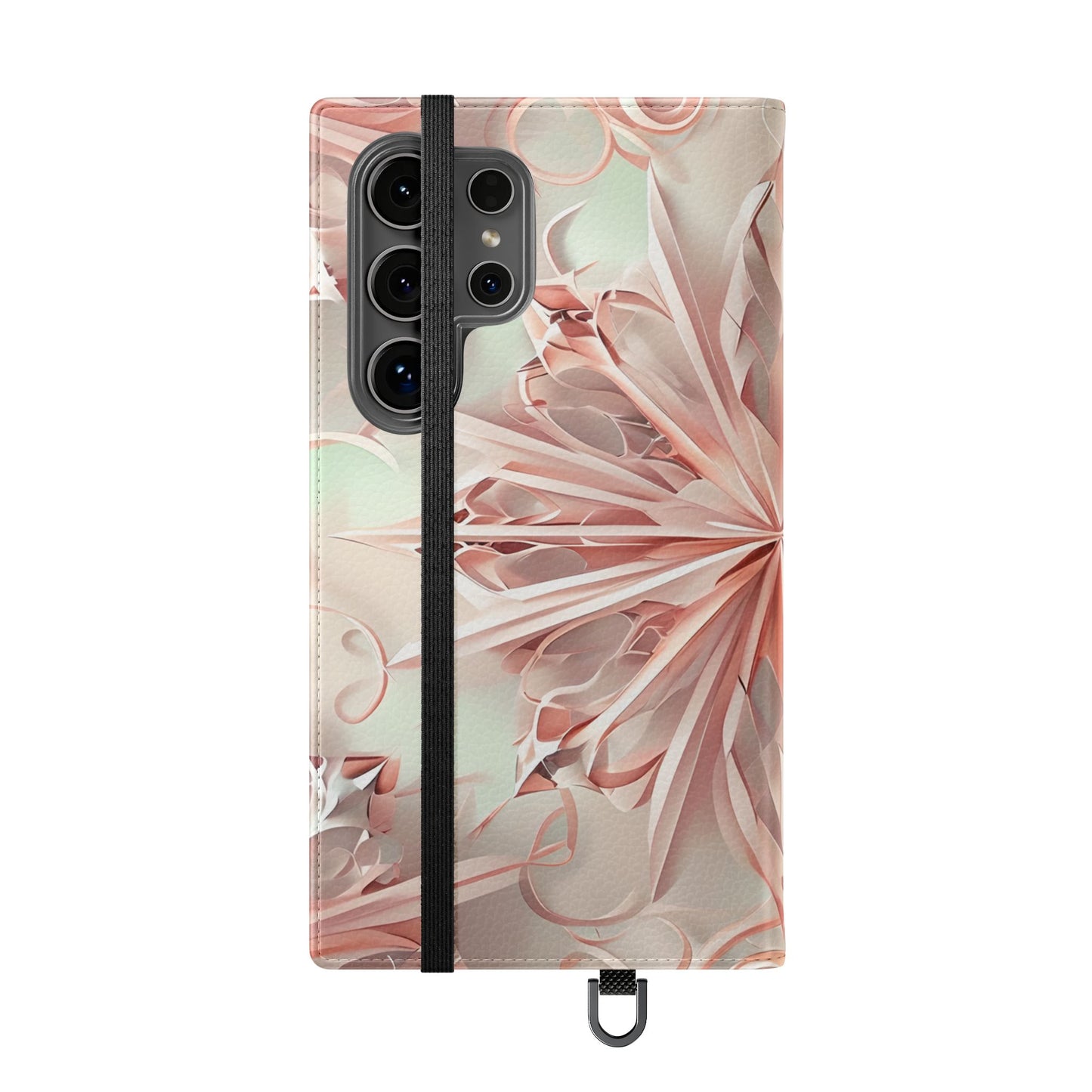 Blush Frost - Abstract Wallet Phone Case for Samsung Galaxy