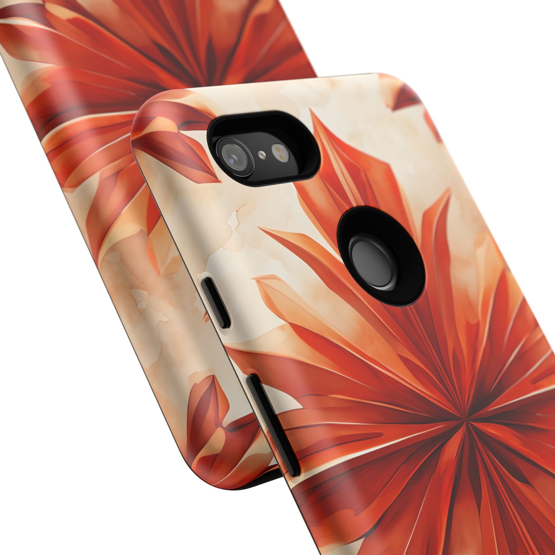 Sunset Fleur Google Pixel 3XL - Kaleidoscope Collection of MagSafe Compatible - Vibrant Sunset Flower Design