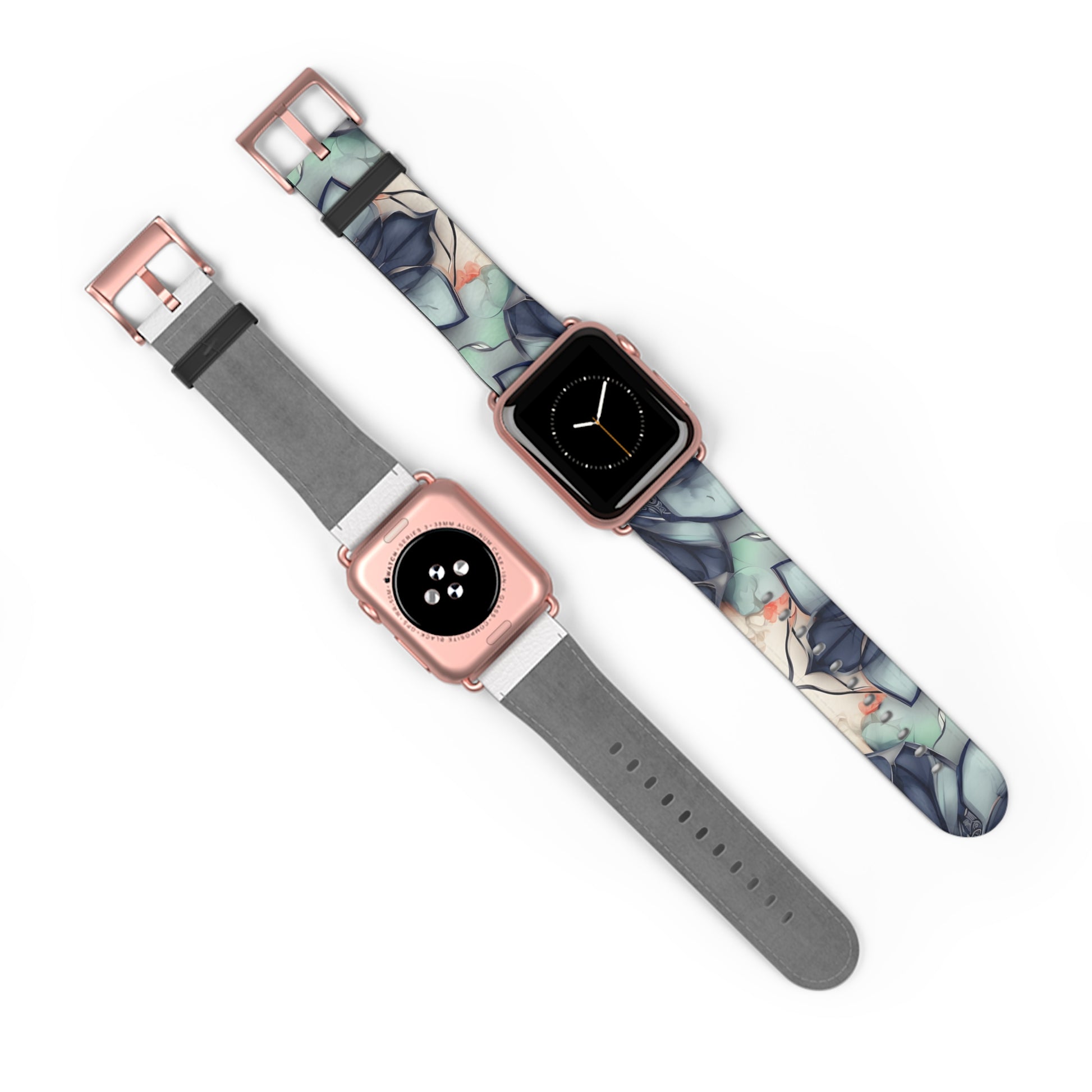 Midnight Mosaic Designer Apple Watch Band - Premium Custom Strap for Series 1-9, SE & Ultra - Artistic Vegan Leather