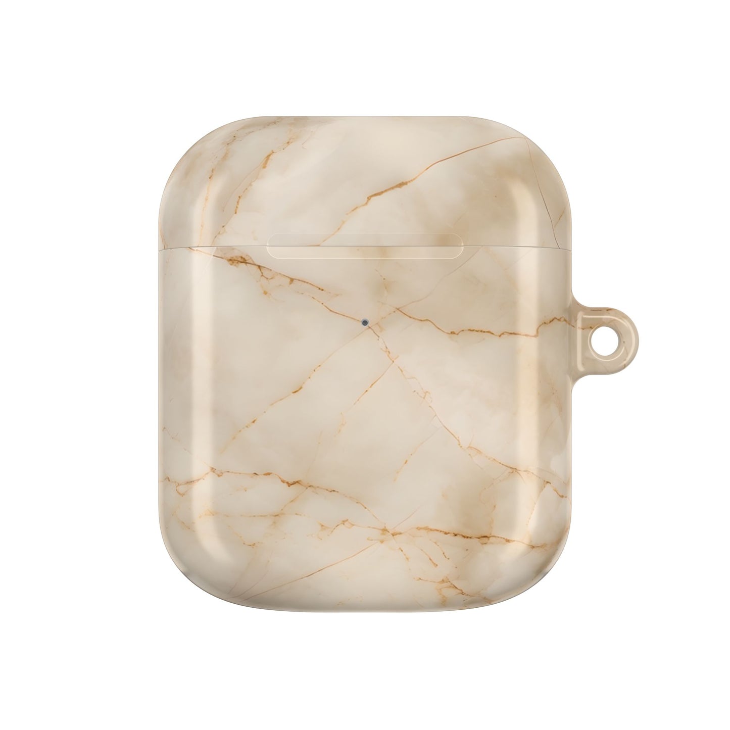 Parchment Mist AirPod Case - Beige Marble Earbud Cover for Gen 1, 2, 3, Pro Gen 1 & 2