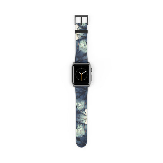 Indigo Mosaic Apple Watch Band Strap - Timeless Design for your Timepiece