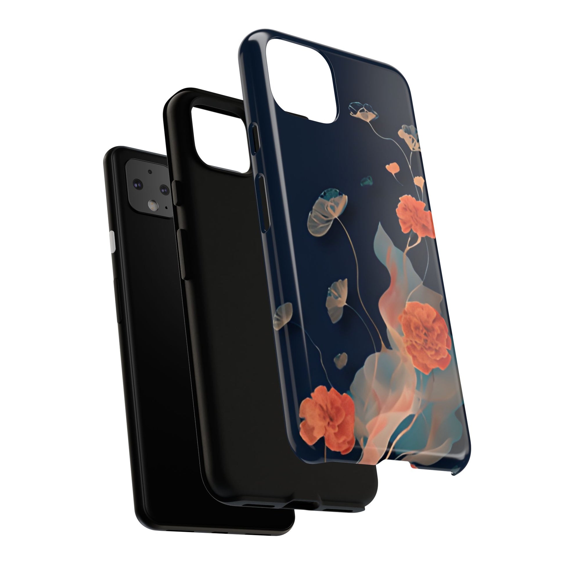 Lotus Reverie - Elegant Artistic Floral Google Pixel 4XL Tough Phone Case - Painterly Lotus Blossom Design