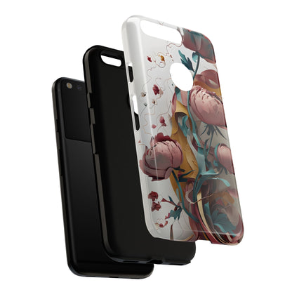 Blushing Peony Veil Google Pixel Tough Case