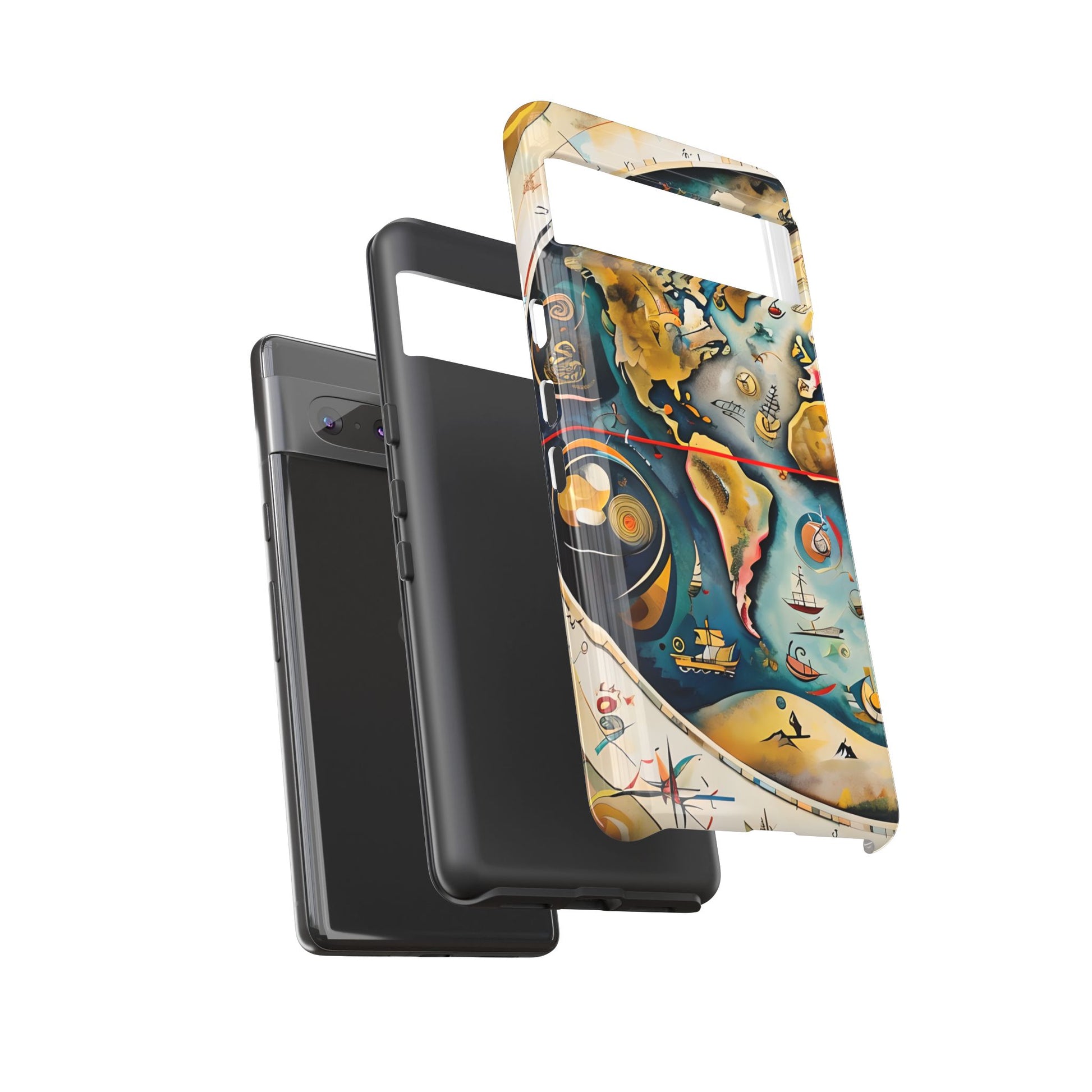 Celestial Map Google Pixel 7 Tough Case - Antique Star Chart Phone Cover