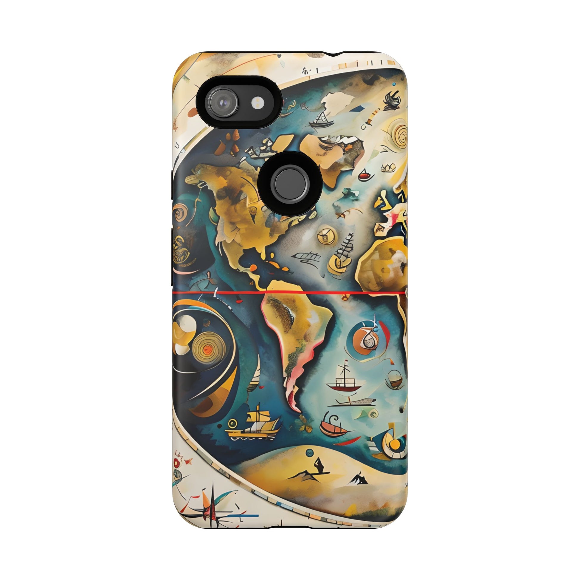 Celestial Map Google Pixel 3a XL Tough Case - Antique Star Chart Phone Cover