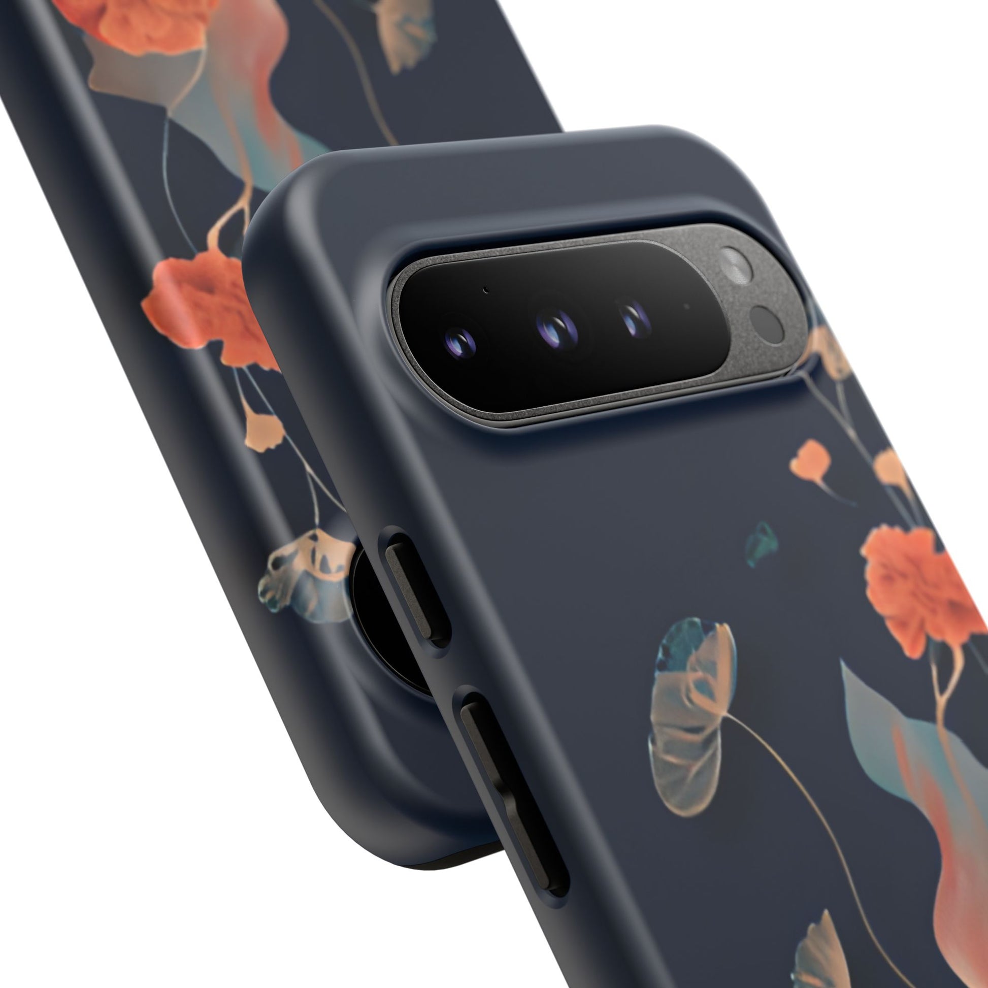Lotus Reverie - Elegant Artistic Floral Google Pixel 9 Pro XL Tough Phone Case - Painterly Lotus Blossom Design
