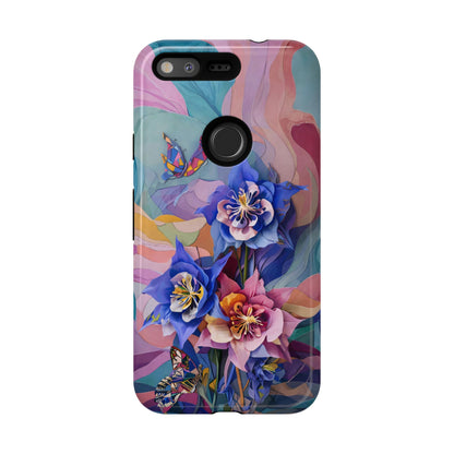 Blue Columbine Carnivale Google Pixel Tough Case