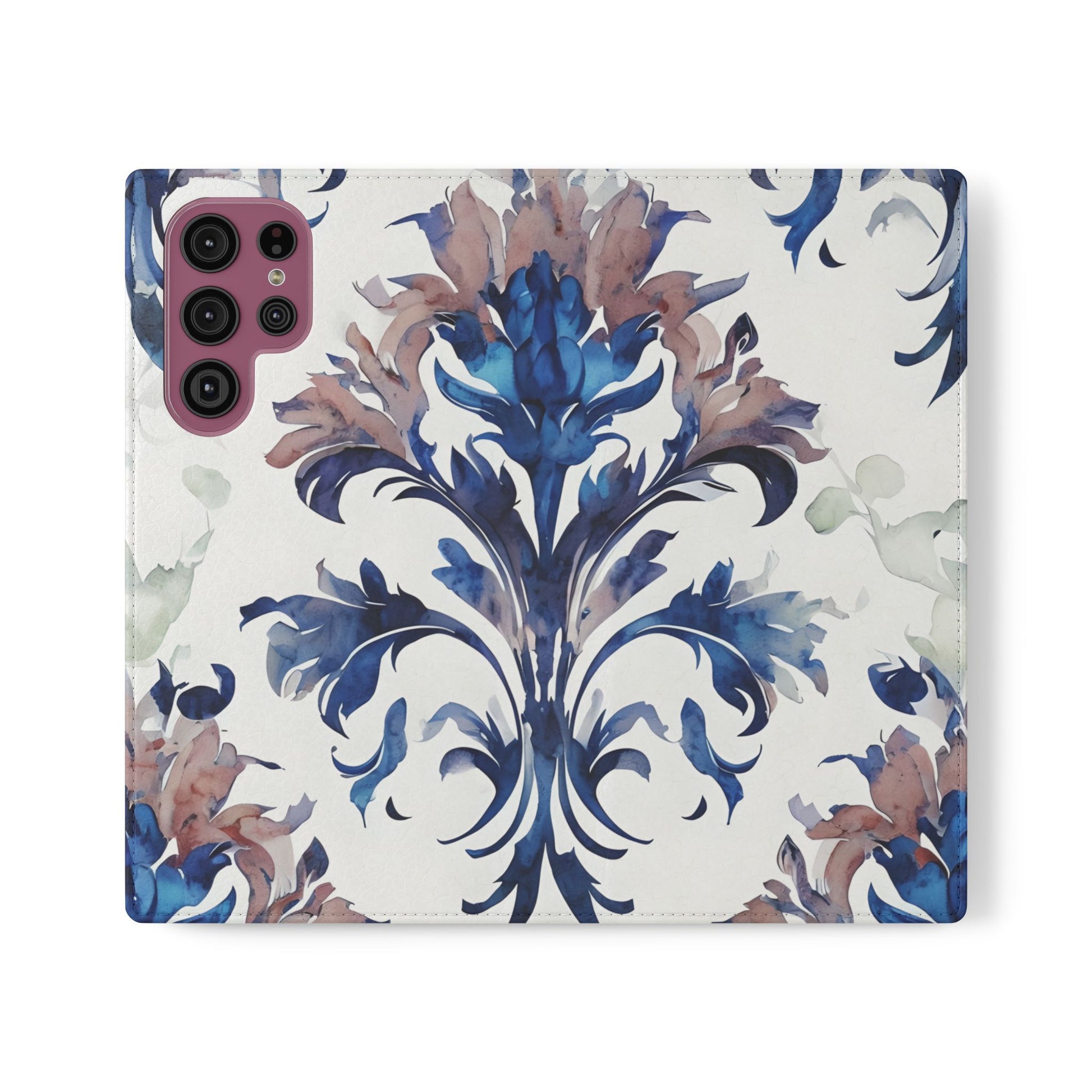 Delft Reverie - Abstract Wallet Phone Case for Samsung Galaxy S22 Ultra