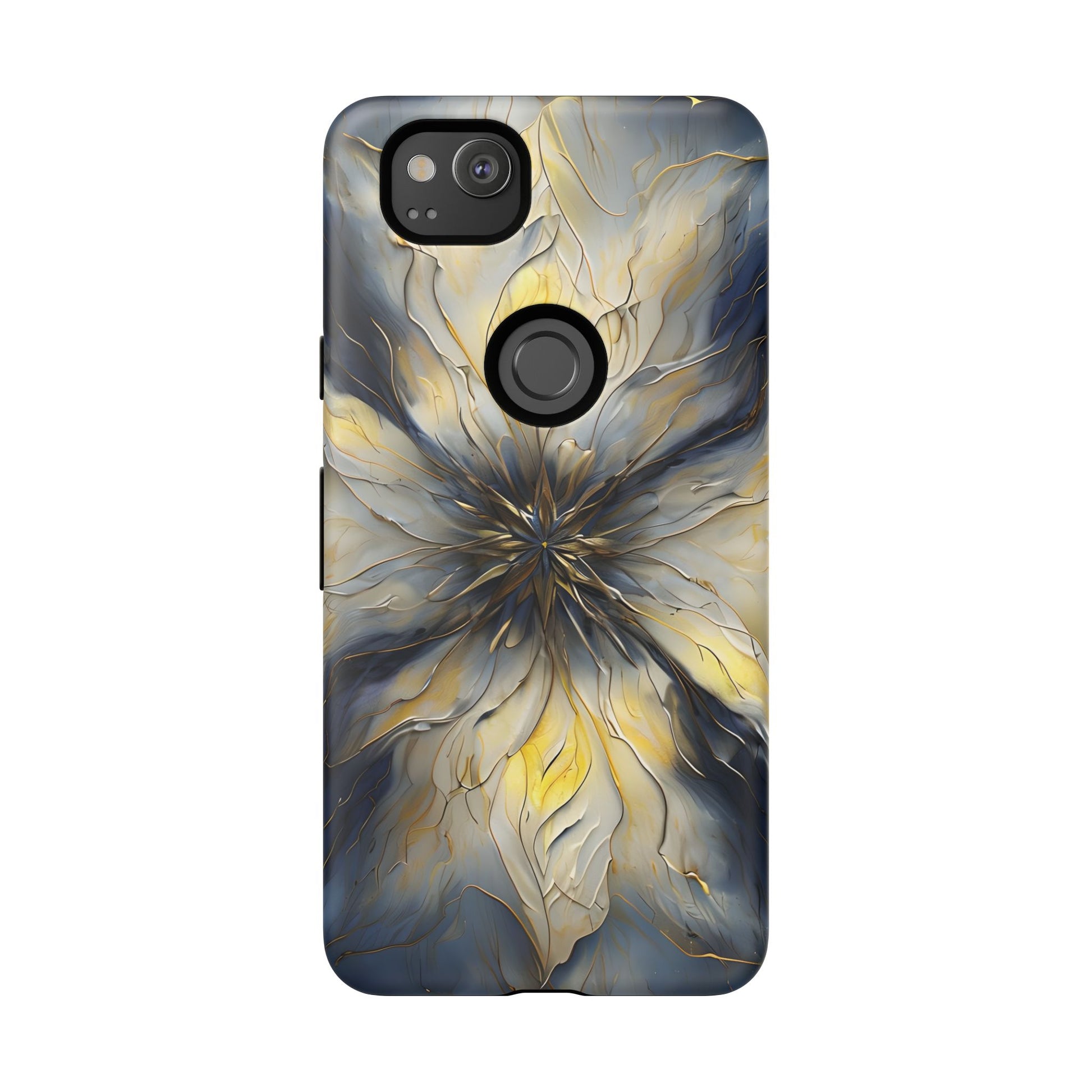 Luminous Petal Tough Case for Google Pixel 2 - Premium Artistic Shockproof Cover, Elegant Protective Phone Case