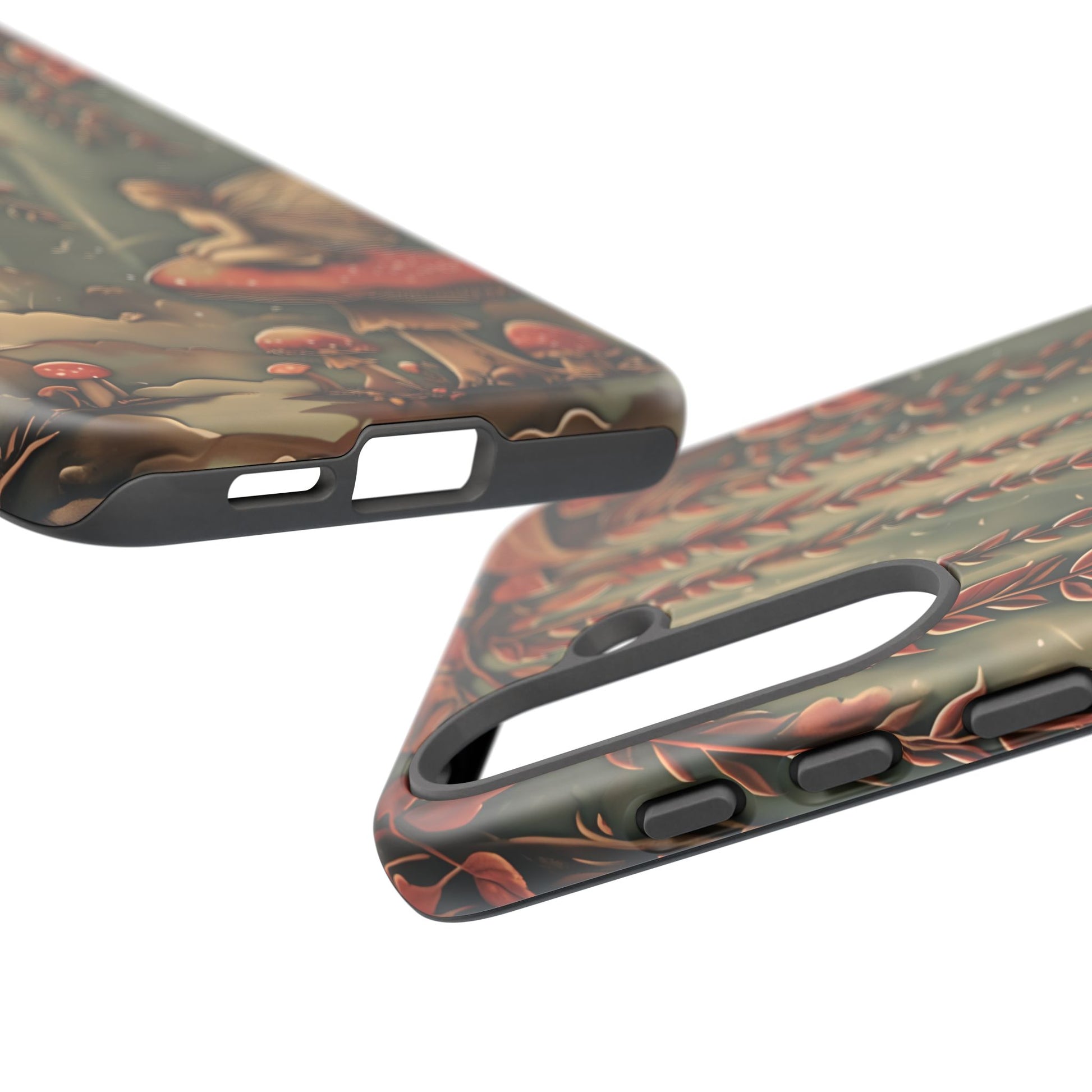 Willow Whisper - Tranquil Nature Art Samsung Galaxy S25 Plus Tough Phone Case - Serene Willow Tree & Meditative Figure Design