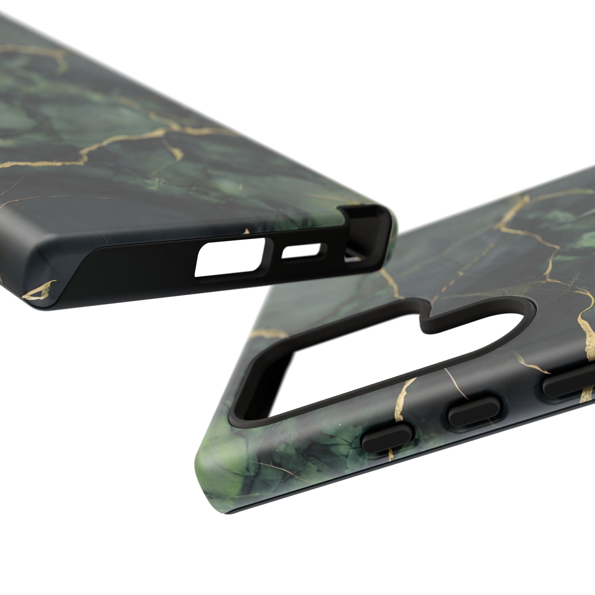 Verdant Vein Tough Case for Samsung Galaxy S24 Ultra - Luxury Gold Vein, Nature-Inspired Protective Cover