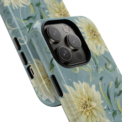Golden Dahlia Trio iPhone MagSafe Case