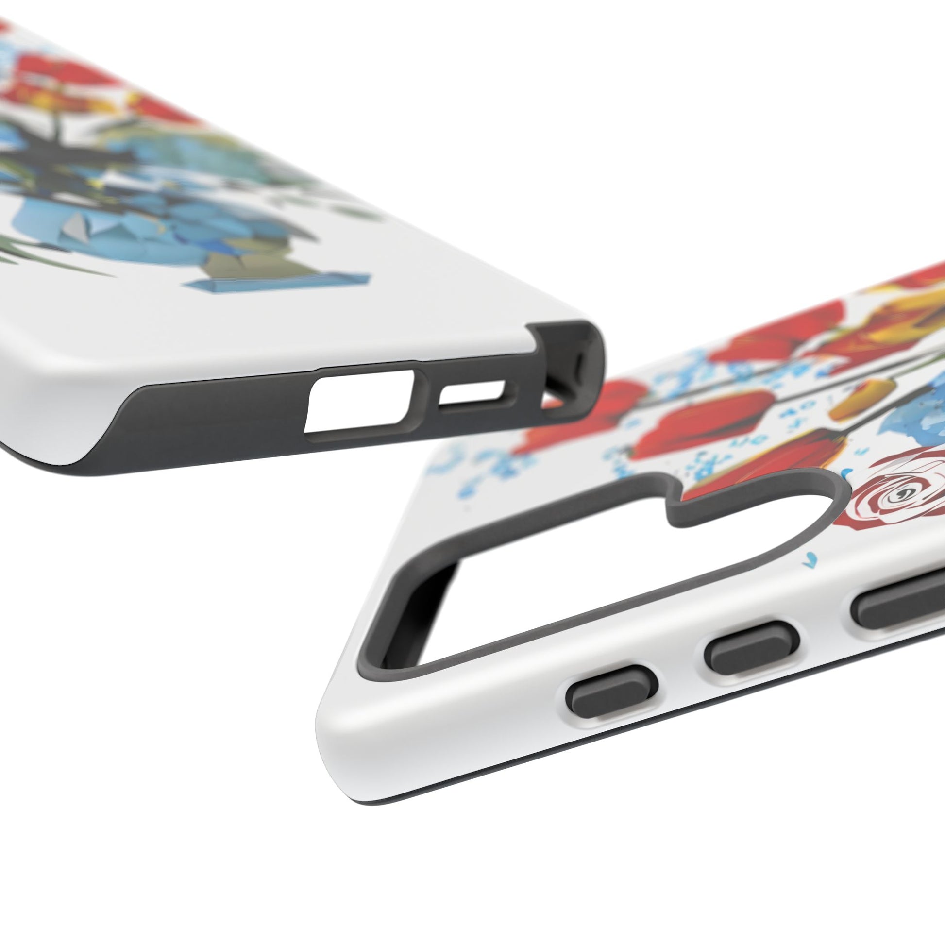 Bouquet Brilliance - Artistic Floral Samsung S25 Ultra Phone Case - Vibrant Tulip, Rose & Hydrangea Design