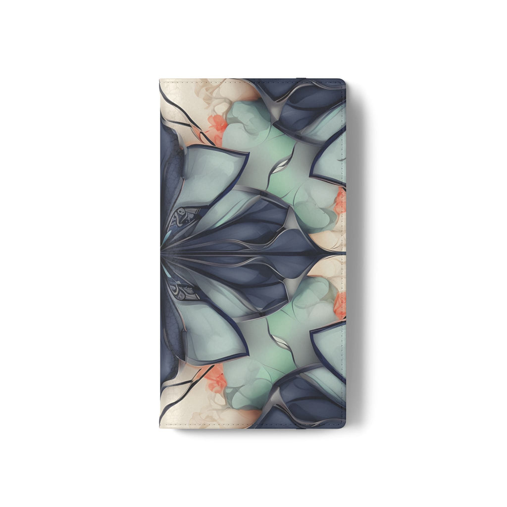 Midnight Mosaic - Abstract Floral Flip Phone Case for Samsung Galaxy S22 Ultra