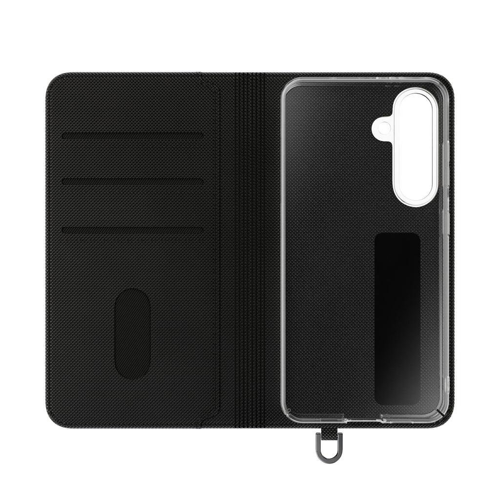 Ruby Compass Samsung Galaxy S24 Wallet Case - Bold Geometric Flip Cover with Card Slots