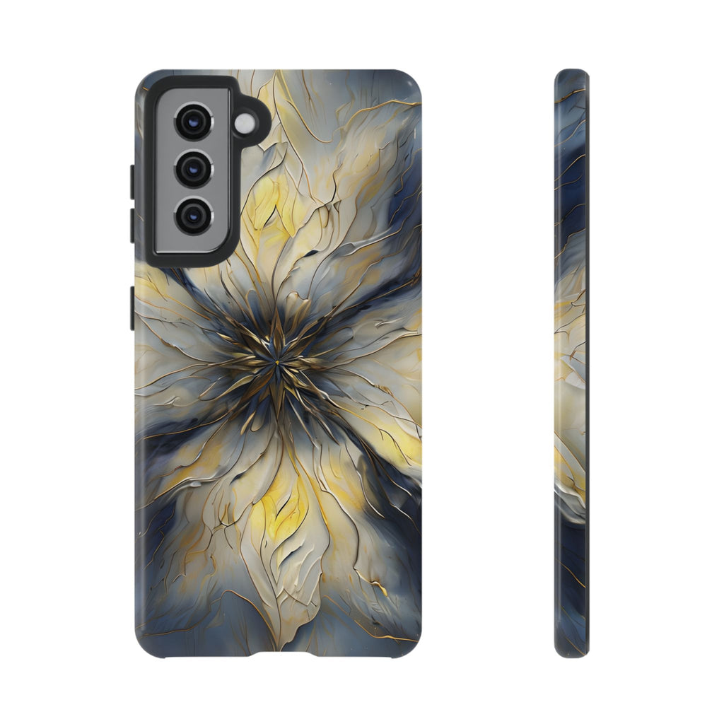 Luminous Petal Tough Case for Samsung Galaxy S21 - Premium Shockproof Designer Phone Cover