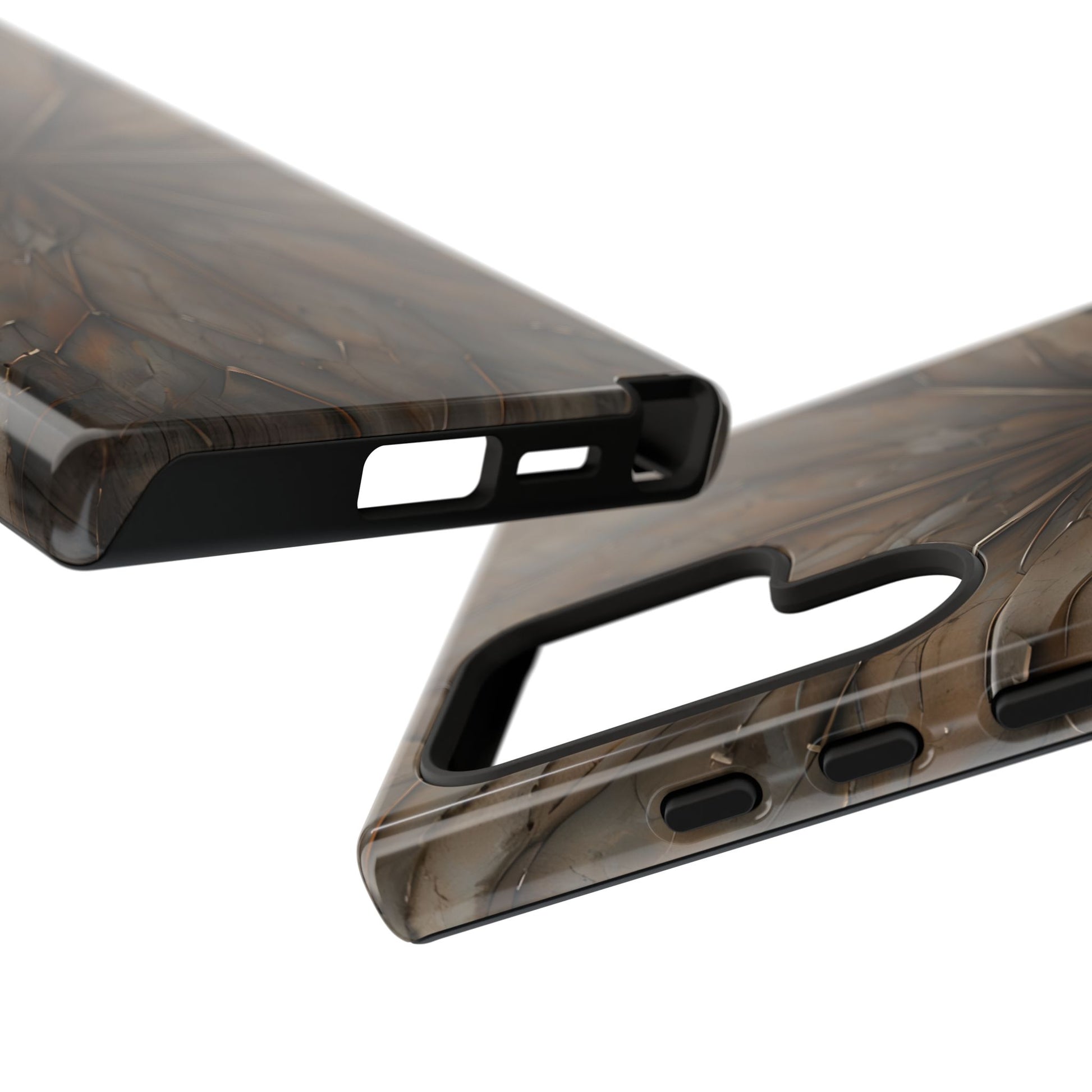 Earthstone Mandala - Kaleidoscope Collection Artistic Taupe Burst - Samsung Galaxy S24 Ultra Tough Phone Case