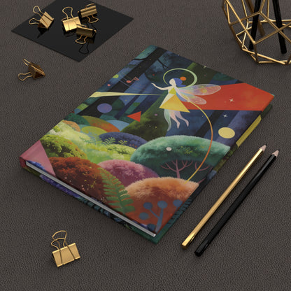 Celestial Forest Fairies Hardcover Journal - Whimsical Fantasy Notebook