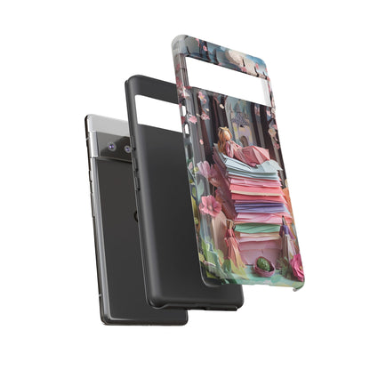 A Good Night's Sleep - Google Pixel - Tough Phone Case -Whimsical Fantasy Floral Design