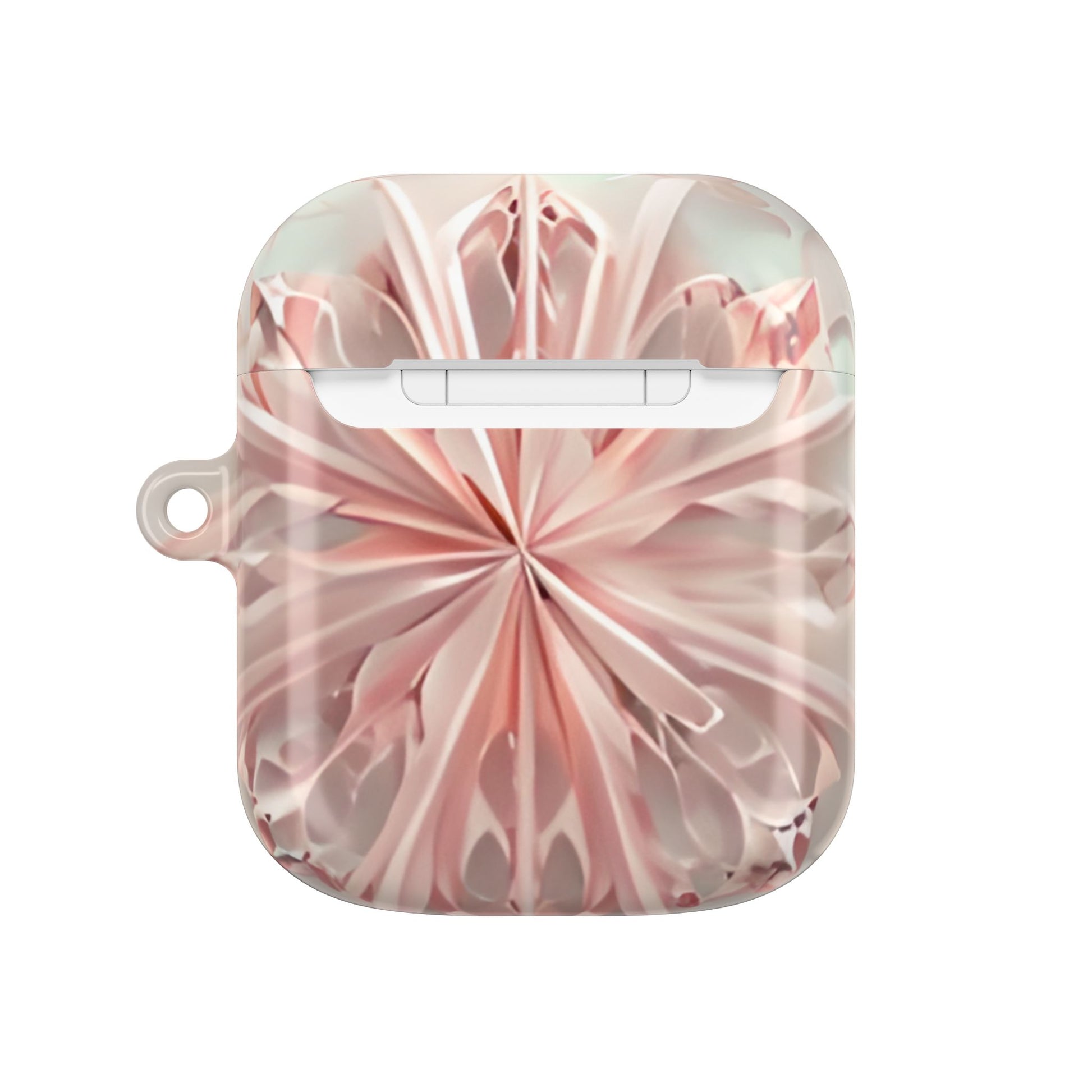 Blush Frost AirPod Case - Pink Snowflake Earbud Cover for Gen 1, 2, 3, Pro Gen 1 & 2