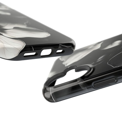 Monochrome Magnolia iPhone MagSafe Case