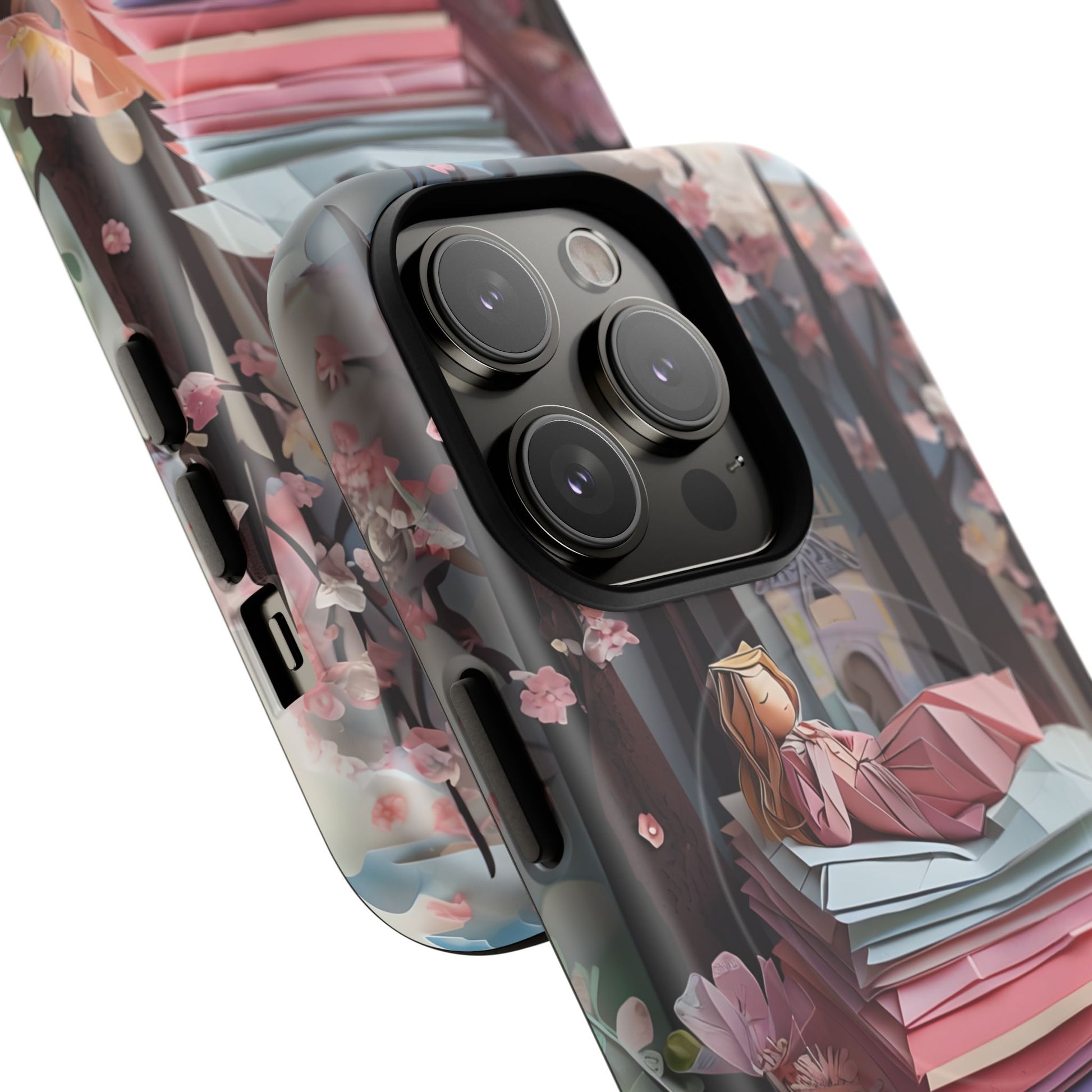 A Good Night's Sleep - iPhone 14 Pro MagSafe Phone Case - Whimsical Fantasy Floral Design