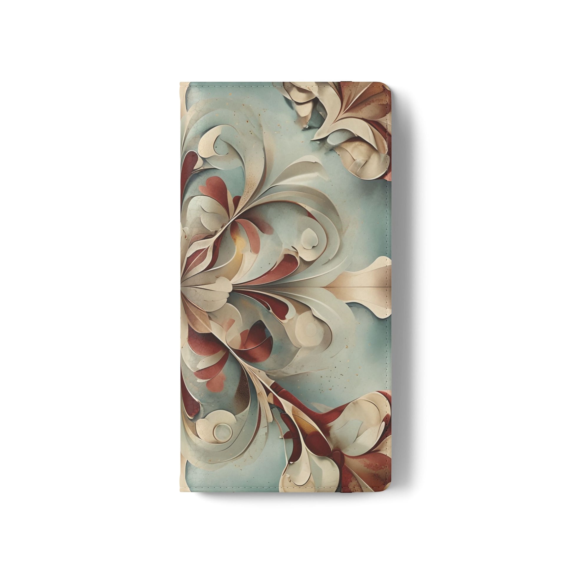 Vintage Baroque Blossom Wallet Phone Case - Elegant Floral Flip Cover for Samsung Galaxy S21 Plus