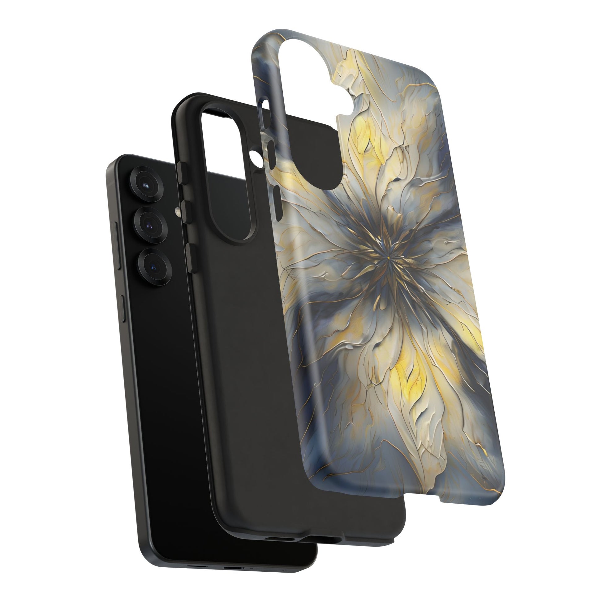 Luminous Petal Tough Case for Samsung Galaxy S25 Plus - Premium Shockproof Designer Phone Cover