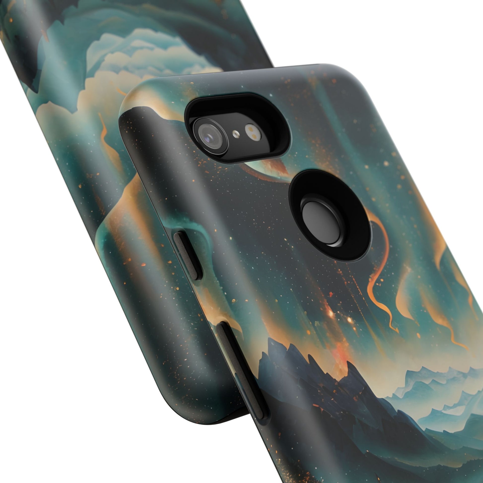 Aurora Dreamscape Tough Case for Google Pixel 3 - Northern Lights Artistic Shockproof Cover, Elegant Protective Phone Case