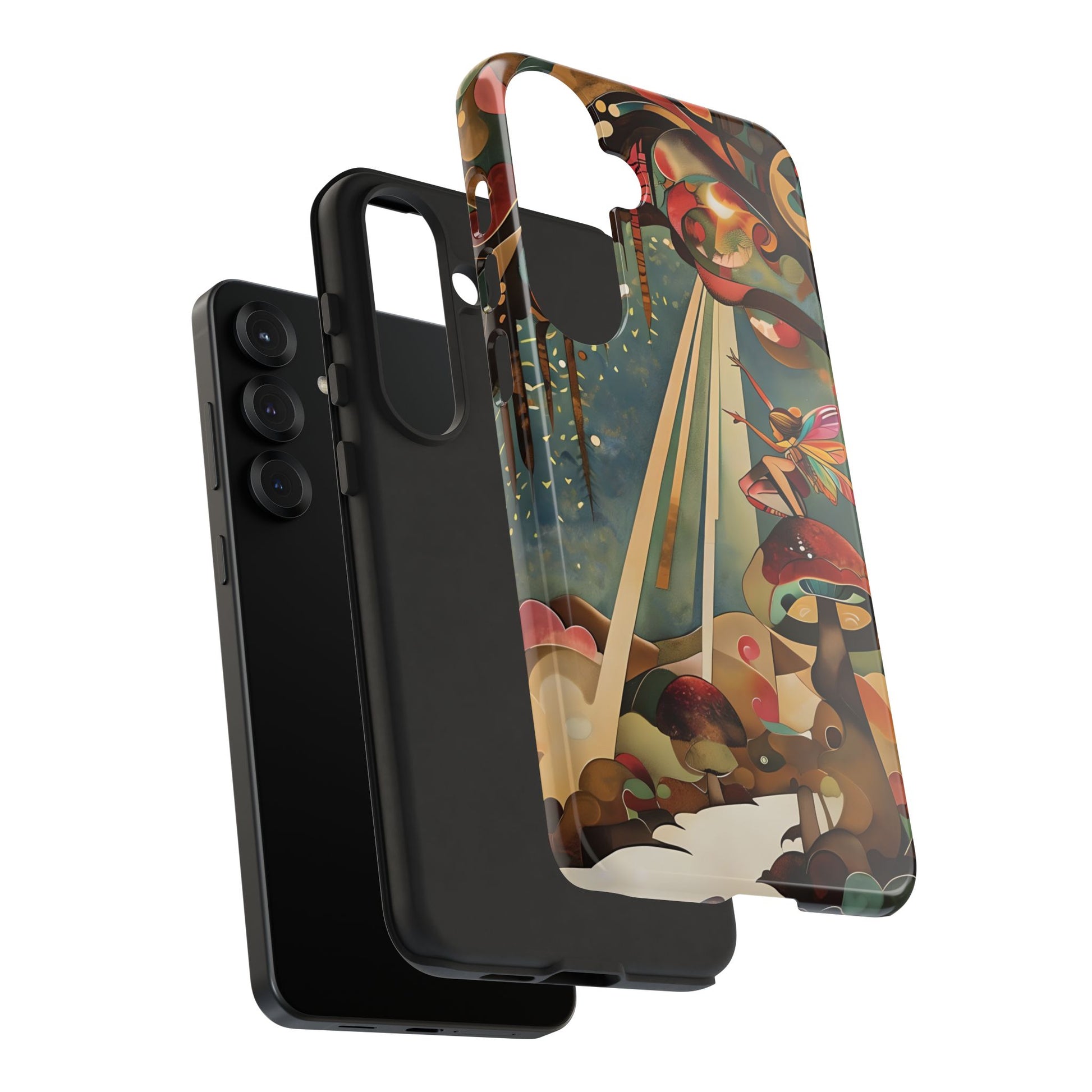 Enchanted Orchard Samsung Galaxy S25 Plus Tough Case - Artistic Fairy Tale Phone Cover - Elegant Protective Fantasy Art Accessory