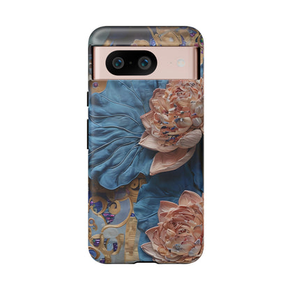 Peony Midnight Tapestry Google Pixel Tough Case