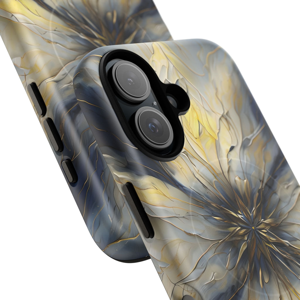 Luxury Luminous Petal MagSafe iPhone 16 - Designer Shockproof Cover