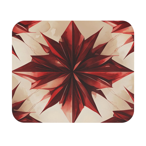 Ruby Compass Mouse Pad - Tech-Inspired 9x8 